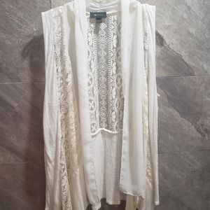 AB Studio Women's Sleeveless Kimono Cardigan